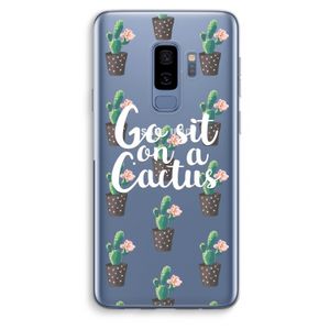Cactus quote: Samsung Galaxy S9 Plus Transparant Hoesje