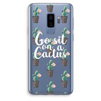 Cactus quote: Samsung Galaxy S9 Plus Transparant Hoesje