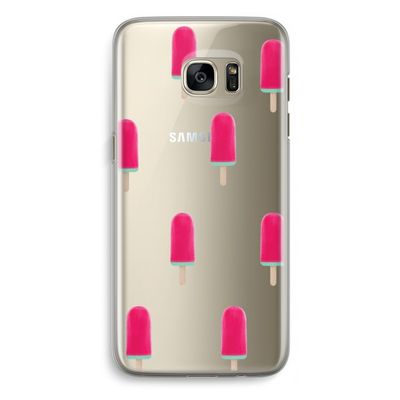 Waterijsje: Samsung Galaxy S7 Edge Transparant Hoesje