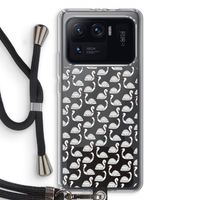 Zwanen: Xiaomi Mi 11 Ultra Transparant Hoesje met koord