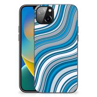 iPhone 14 Plus Back Case Waves Blue iPhone 14 Plus Back Case Waves Blue