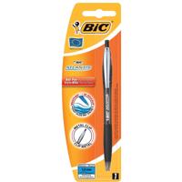 Balpen Bic Atlantis soft metalen clip clic medium zwart bister à 1st