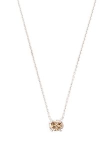 Wouters & Hendrix Gold collier en or blanc 18ct pavé de diamants - Argent