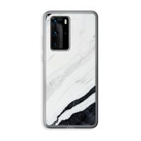 Elegante marmer: Huawei P40 Pro Transparant Hoesje