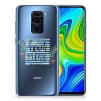 Xiaomi Redmi Note9 Telefoonhoesje met Naam Boho Beach