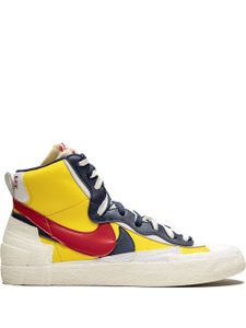 Nike baskets montantes Sacai x Nike Blazer Mid - Jaune