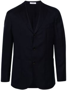 Boglioli blazer à revers crantés - Bleu