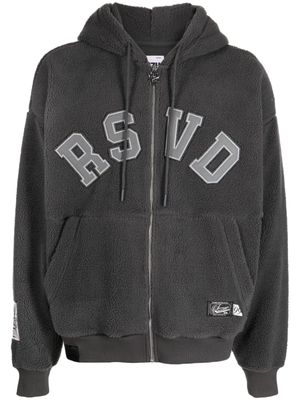 izzue veste en polaire à capuche - Gris