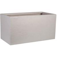 Bloempot Strata Lichtgrijs 31 x 60 x 31 cm Plastic Rechthoekig