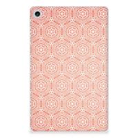 Lenovo Tab M10 Plus (3e generatie) Hippe Hoes Pattern Orange