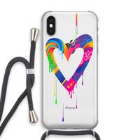 Melts My Heart: iPhone XS Transparant Hoesje met koord