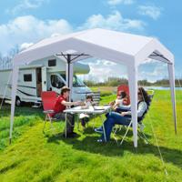 Paviljoen 3x3 m Vouwpaviljoen met Rolltas 8 Haringen & 4 Windtouwen Tuinpaviljoen Waterdicht Stevig Winterbestendig (zonder Muggennet)