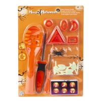 Pompoen snij set - 26 delig - inclusief sjablonen - Halloween