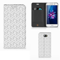 Huawei Y5 2 | Y6 Compact Hoesje met Magneet Stripes Dots