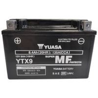 YUASA Gesloten batterij onderhoudsvrij, Batterijen voor motor & scooter, YTX9