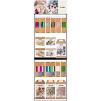 Creativ Company Vloerdisplay, ongemonteerd, category, chenilledraad/crêpe, volwassene, h: 1580 mm, l: 600 mm, b: 400 mm, 127 eenh./ 1 stuk