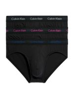Calvin Klein - 3p Hip Briefs - Cotton Stretch - CAQ, Maat:S