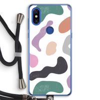 Memphis Shapes: Xiaomi Mi Mix 3 Transparant Hoesje met koord