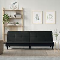 Slaapbank stof zwart