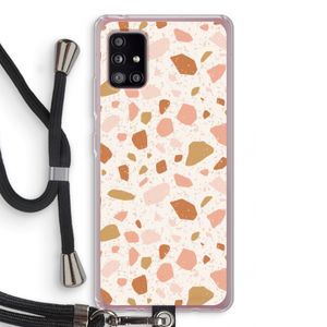 Terrazzo N°18: Samsung Galaxy A51 5G Transparant Hoesje met koord