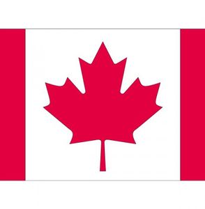 Kleine Canada vlaggen stickers