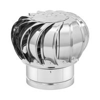 Dakventilator - windgedreven - roestvrij staal - 20 cm