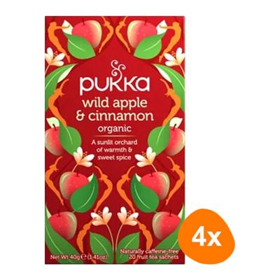 Pukka - Wild Apple & Cinnamon - 4x 20 zakjes