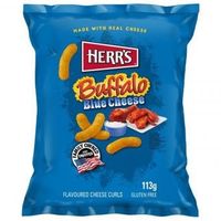 Herrs Herr’s - Buffalo Blue Cheese Curls 113 Gram 12 Stuks