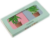 Kamerplanten - Kelly van Koppenhagen - Hortus Botanicus Amsterdam Onderzetters 6 stuks