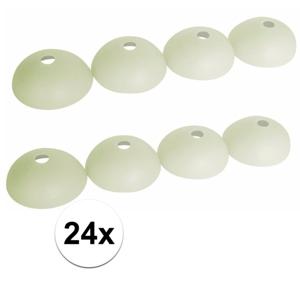 ProPlus Tentharingbeschermers - 24x stuks - glow in the dark - tentharing beschermkapjes