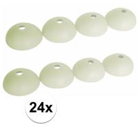 ProPlus Tentharingbeschermers - 24x stuks - glow in the dark - tentharing beschermkapjes