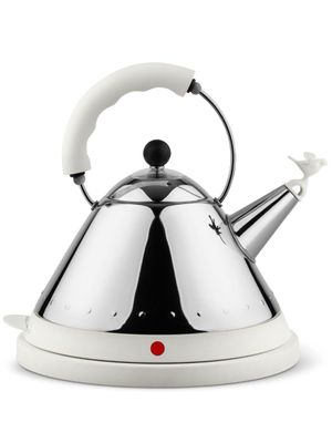 Alessi bouilloire électrique en acier inoxydable - Blanc