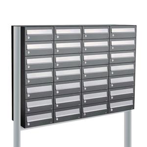 Allux Hive Set 4-Breed, 7-Hoog Op Statief Antraciet - 40030065_4x7s