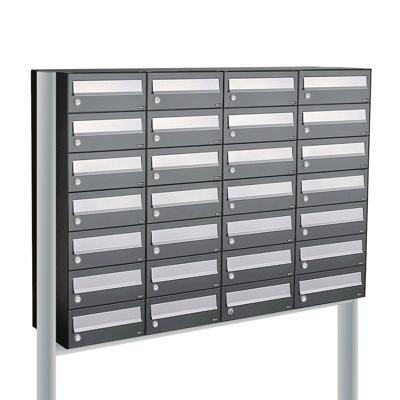 Allux Hive Set 4-Breed, 7-Hoog Op Statief Antraciet - 40030065_4x7s