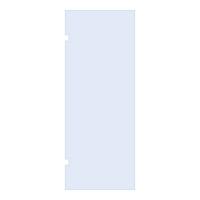 BRAUER Wand 90 helder glas enkelzijdige uitsparingen