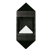 Albert Lamp boven deurSquare 30cm - zwart - 660618