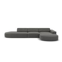 Haluta - Modulaire 5-zits Hoekbank Jovie- 342x240x70 - Lichtgrijs