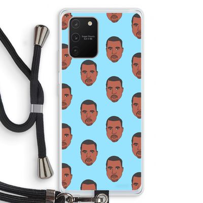 Kanye Call Me?: Samsung Galaxy S10 Lite Transparant Hoesje met koord