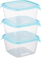 Curver Set Fresh&Go vershouddozen vierkant 3x1,2L