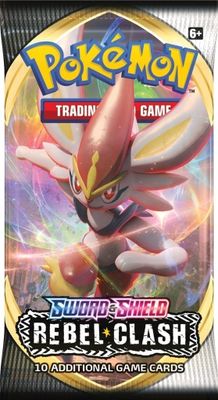 Pokemon TCG Sword & Shield Rebel Clash Booster Pack