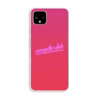 Vice Glow: Pixel 4 XL Transparant Hoesje