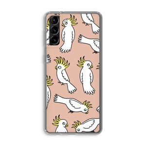Papegaai: Samsung Galaxy S21 Plus Transparant Hoesje