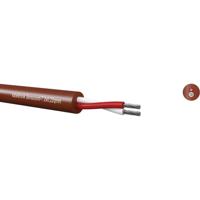 Kabeltronik 244022200-1 Sensorkabel Sensocord® 2 x 0.22 mm² Rood, Bruin per meter