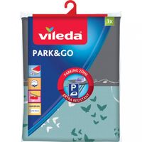 Vileda Park+Go Strijkplankhoes Katoen, Schuim, Polyurethaan Zwart, Rood - thumbnail