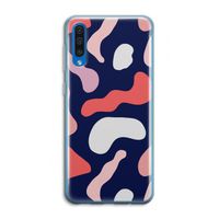 Memphis Shapes Pink: Samsung Galaxy A50 Transparant Hoesje
