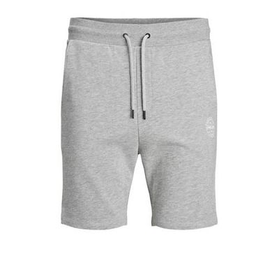 JACK & JONES JEANS INTELLIGENCE regular fit sweatshort Shark grijs melange