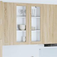 Hangkast Riga Sonoma Eiken 80 x 31 x 100 cm Bewerkt hout