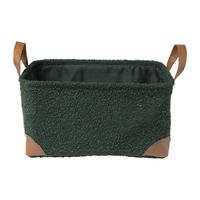 Mand Teddy - groen - 17x33x23 cm