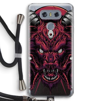 Hell Hound and Serpents: LG G6 Transparant Hoesje met koord