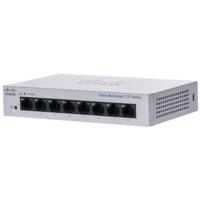 Cisco CBS110-8T-D-EU CISCO CBS110 Unmanaged 8-port GE Desktop Netwerk switch 8 poorten 10 / 100 / 1000 MBit/s